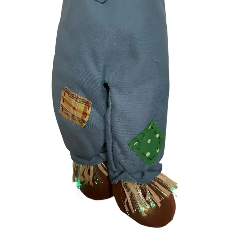 Scarecrows Fiber Optic‎ Light Up Door Hanging Halloween Welcome Decoration READ
